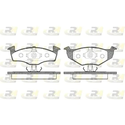 Afbeelding van ROADHOUSE 2609.00 Remblokkenset Vooras Met kleeffolie toebehoren, veer VOLKSWAGEN: GOLF 2, SKODA: Fabia I Hatchback