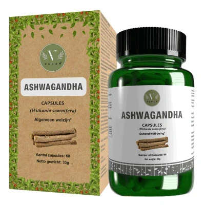 Afbeelding van Vanan Ashwagandha Capsules 60CP