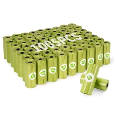 Afbeelding van KOMABLEN 1005 Pièces a Crottes Chien Biodegradable, 67 Rouleaux pour avec Distributeur Chien, Portable et Anti Fuite Ramasse Chiens 33x22.8cm