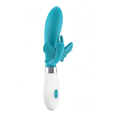 Afbeelding van Shots Luminous Alexios Butterfly en G spot Vibrator turqiose