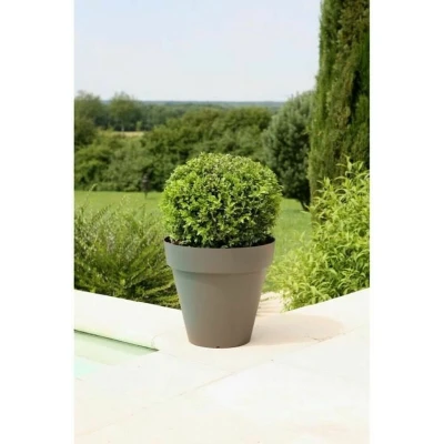 Afbeelding van Bloempot Riviera Soleilla Cirkelvormig Grijs 60 x 54 cm