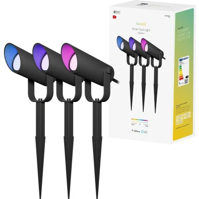 Afbeelding van Hombli 3x slimme prikspots voor buiten Starterkit