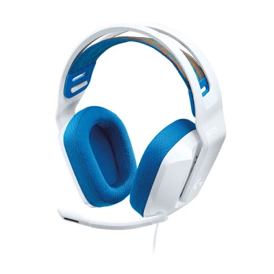 Image de Casque Gaming Filaire Logitech G335 avec Micro pour PC, PS, Xbox blanc