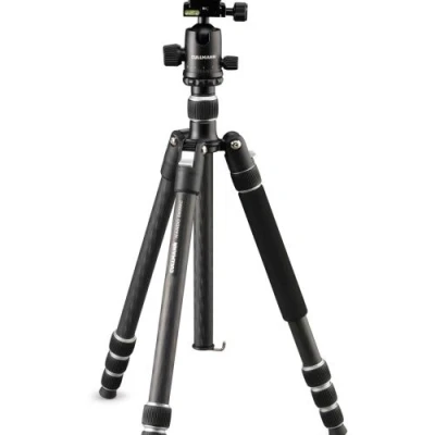Image de Mini Trépied avec monopode intégré Cullmann foto·audio·video Nando 560MC RB8.5 pour Réflex et Hybride Noir Argent