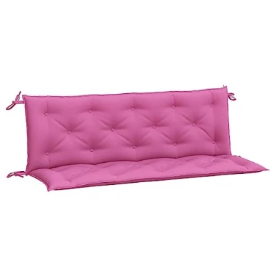 Afbeelding van Tuinbankkussens 2 st 150x50x7 cm stof roze