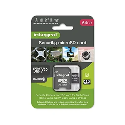 Afbeelding van Integral INMSDX64G10 SEC flashgeheugen 64 GB MicroSDXC UHS I Klasse 10