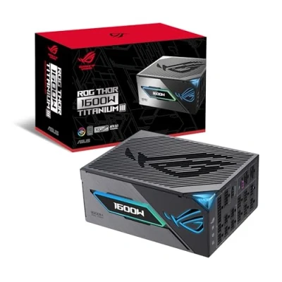 Afbeelding van ASUS ROG Thor Titanium III (1600 W), PC voedingseenheid, Grijs