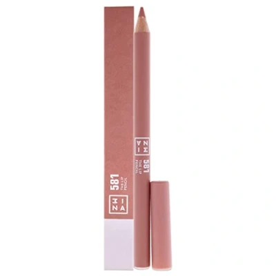 Afbeelding van 3ina THE LIP Pencil 389 Lipliner, Dames, Maat: One Size, 581 light nude beige