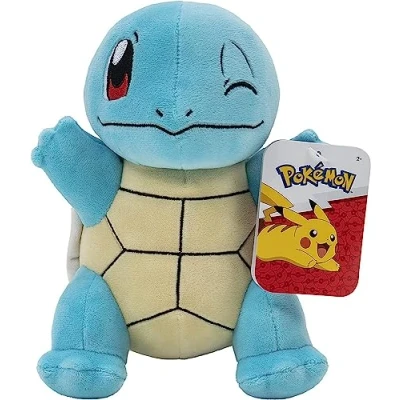Image de Pokémon Peluche Squirtle Détails Authentiques Jouets pour Enfants Multicolore 20,3 cm