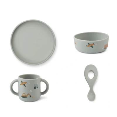 Afbeelding van Liewood serviesset vehicles Ø 14,5 cm x 4,5 20 2 7,5 7 Servies &amp; Bestek