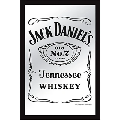 Afbeelding van Close Up Jack Daniel&#039;s spiegel XL met frame, 30 x 40 cm