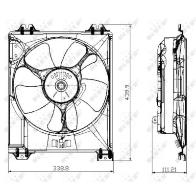 Image de Ventilateur de refroidissement moteur nrf 47677