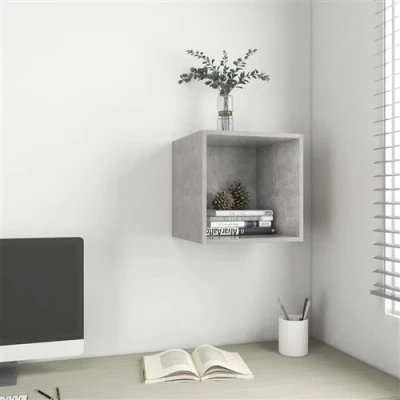 Afbeelding van Wandkast 37x37x37 cm spaanplaat betongrijs