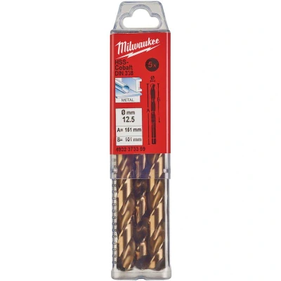 Afbeelding van MILWAUKEE 4932373359 HSS G Cobalt metaalboor 12,5x151mm (5 st.)