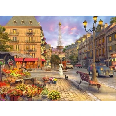 Afbeelding van Ravensburger puzzel Wandeling door Parijs Legpuzzel 500 stukjes