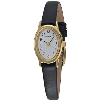 Afbeelding van Timex Cavatina Verlenging Polshorloge, Zwart/Goud, Stijlvol
