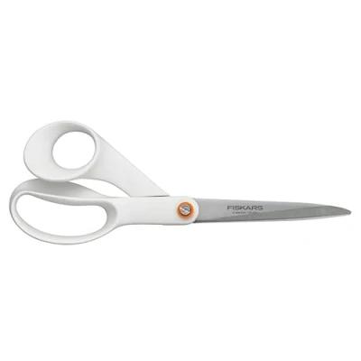 Afbeelding van Fiskars Universele schaar Papierschaar Rechtshandig Wit 21 cm