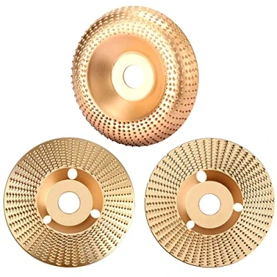 Afbeelding van ASNOMY Set van 3 schuurschijven voor hout, diameter 125 mm x 22,2 mm, hout en hardmetaal, haakse slijper, zandwiel