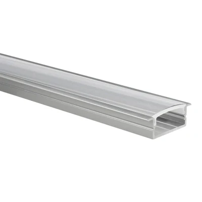 Afbeelding van Yphix Led Strip Profiel Marconia Aluminium Breed 1m Incl. Transparante Afdekkap LEDdirect.nl