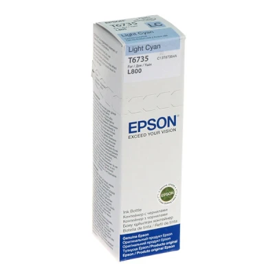 Afbeelding van Epson C13T67354A Inktcartridge Licht cyaan