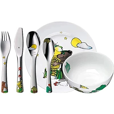 Image de Wmf coffret 6 pièces janosch dès 3 ans acier inoxydable cromargan 18 10 poli