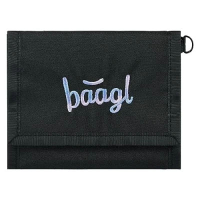 Afbeelding van Baagl portemonnee voor jongens en meisjes, kleine tieners, Holo metallic, Modern