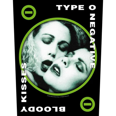 Afbeelding van Type O Negative Bloody Kisses Rugpatch Zwart