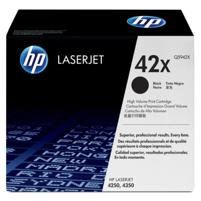 Image de Toner HP LaserJet 42X (Q5942X) Noir