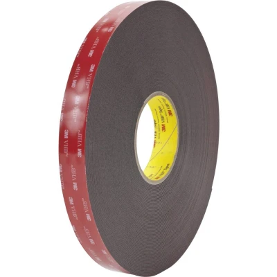 Afbeelding van 3M 5962F/2533 Dubbelzijdige tape Zwart (l x b) 33 m 25 mm 1 stuk(s)