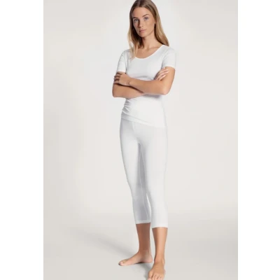 Afbeelding van CALIDA Natural Comfort Vrouwen Topje dames Wit Maat 40 42
