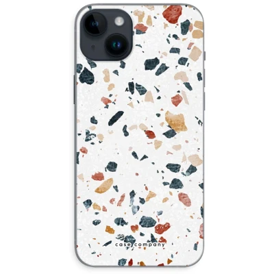 Afbeelding van Case Company® hoesje geschikt voor iPhone 14 Plus Terrazzo N4 Soft Cover Telefoonhoesje Bescherming aan alle Kanten en Schermrand