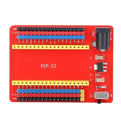Afbeelding van Ontwikkelingskaart ESP32 IO ESP WROOM 32 Module Uitbreidingskaart PCB Debuggen Programmering Leren voor Engineers Technici