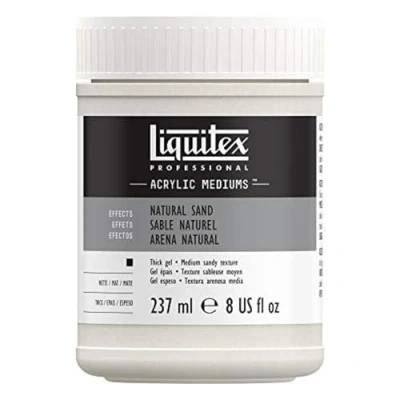 Afbeelding van Liquitex additief geltextuur, natuurlijk zand, 237 ml