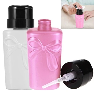 Afbeelding van 2 stuks nagellakdispensers van kunststof, 230 ml, remover semi permanente nagellakremover voor het verwijderen nagellak en nagelgel