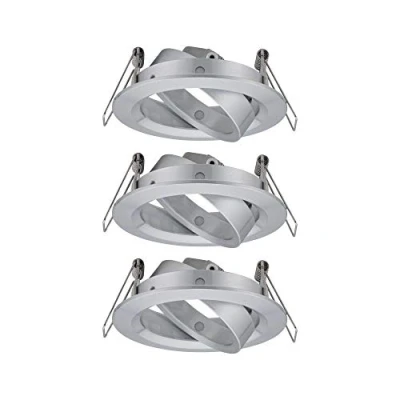 Afbeelding van Paulmann 92490 EBL Choose Inbouwring Set van 3 stuks 10 W Aluminium (gedraaid)