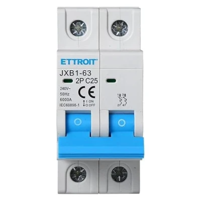 Afbeelding van IXTRIMA Automatische magnetothermische schakelaar, 2P 25A 220V 6kA, bipolair MCB C25