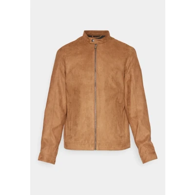 Afbeelding van Jack &amp; Jones Jjedylan Clean Jacket Imitatieleren jas, Heren, Maat: XS, Cognac