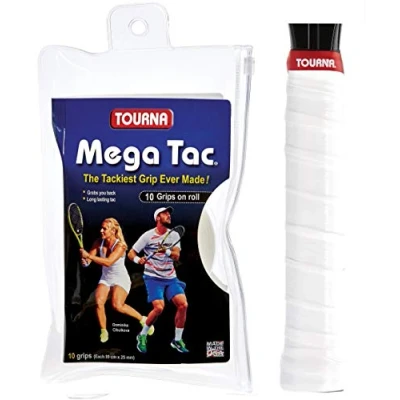 Afbeelding van BLISTER VAN 10 OP GRIPS MEGA TAC WIT