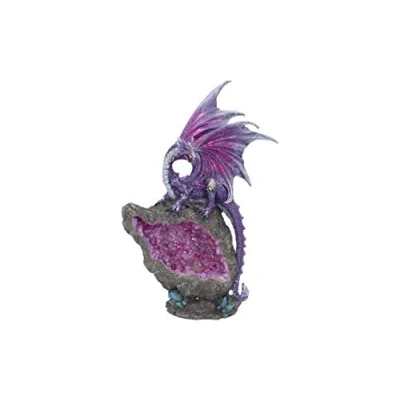 Afbeelding van Nemesis Now Amethist Beschermende Draak Figuur Paars, 22 cm