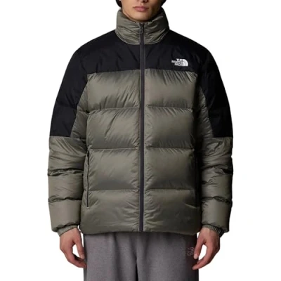 Afbeelding van The North Face Diablo DOWN Jacket Gewatteerde jas, Heren, Maat: Medium, Clay grey black heather/black