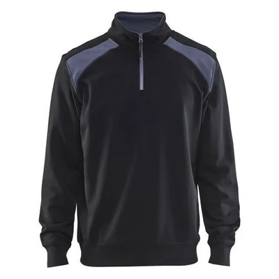 Image de Sweat de travail col camionneur bicolore Blåkläder