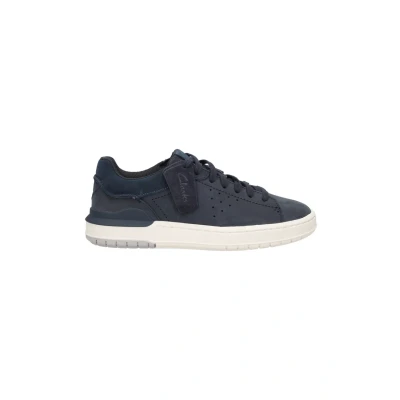 Afbeelding van Clarks Courtlite2 Run Sneakers voor heren, Nubuck marineblauw