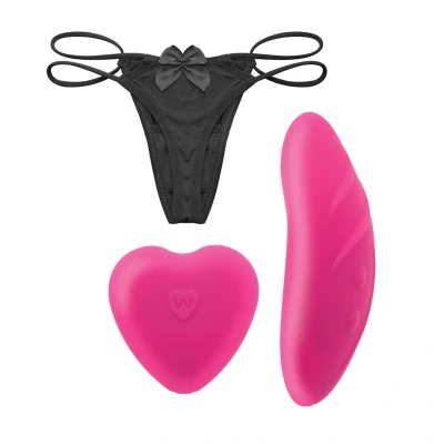 Afbeelding van S Pleasures Panty Vibe Sweetheart pink GRATIS TOY bij iedere bestelling v.a. 40,
