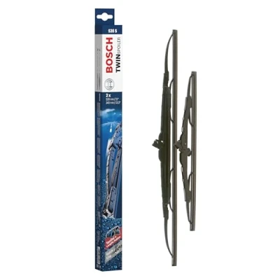 Image de Bosch Balais d&#039;EssuieGlace Plats Conventionnel Twin Spoiler 535S, Longueur: 530mm/340mm 1 Paire de avant