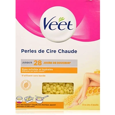 Image de Veet Perles de Cire Chaude à la d&#039;Abeille, pour Appareil Electrique Epilation 230g