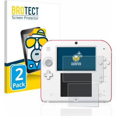Afbeelding van BROTECT Antireflecterende schermbeschermer mat (DSi XL), Andere spelaccessoires, Grijs