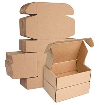 Afbeelding van Gegolfd karton verzenddozen, 150x100x50mm Small Shipping Box for Posting klein pakket Mailer, verpakking dozen voor bedrijf, verzending, opslag of Gift (10 stuks)