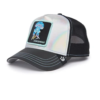 Afbeelding van Goorin Bros Trucker CON Visiera Pet, Maat: One Size, Silver black