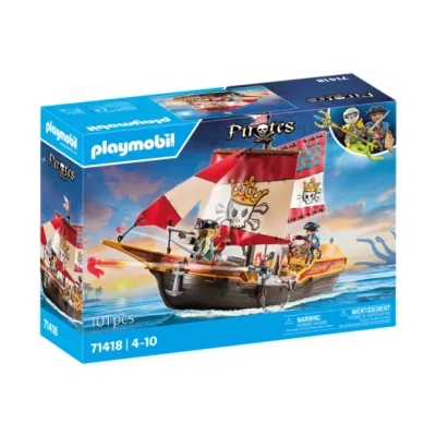 Afbeelding van Playmobil Pirates Piratenschip 71418