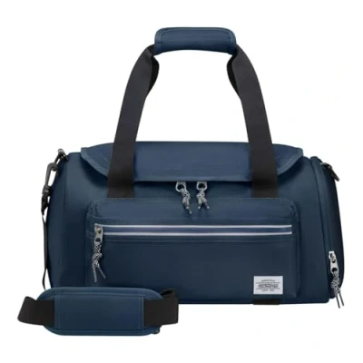 Afbeelding van American Tourister reistas Brightup Cabin duffle zip Navy 22 l